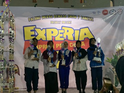  Ekskul PMR - Juara 3 Mata Lomba ASB di Experia 7 di SMAN 7 tangsel