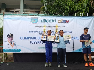 Esther Lita Kelas 7.1 - Juara 2 O2SN SMP CABOR Atletik Tingkat Kota Tangsel